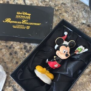 Vintage Dept. 56 Disney Mickey Mouse Showcase Collection Bejeweled Holiday Piece
